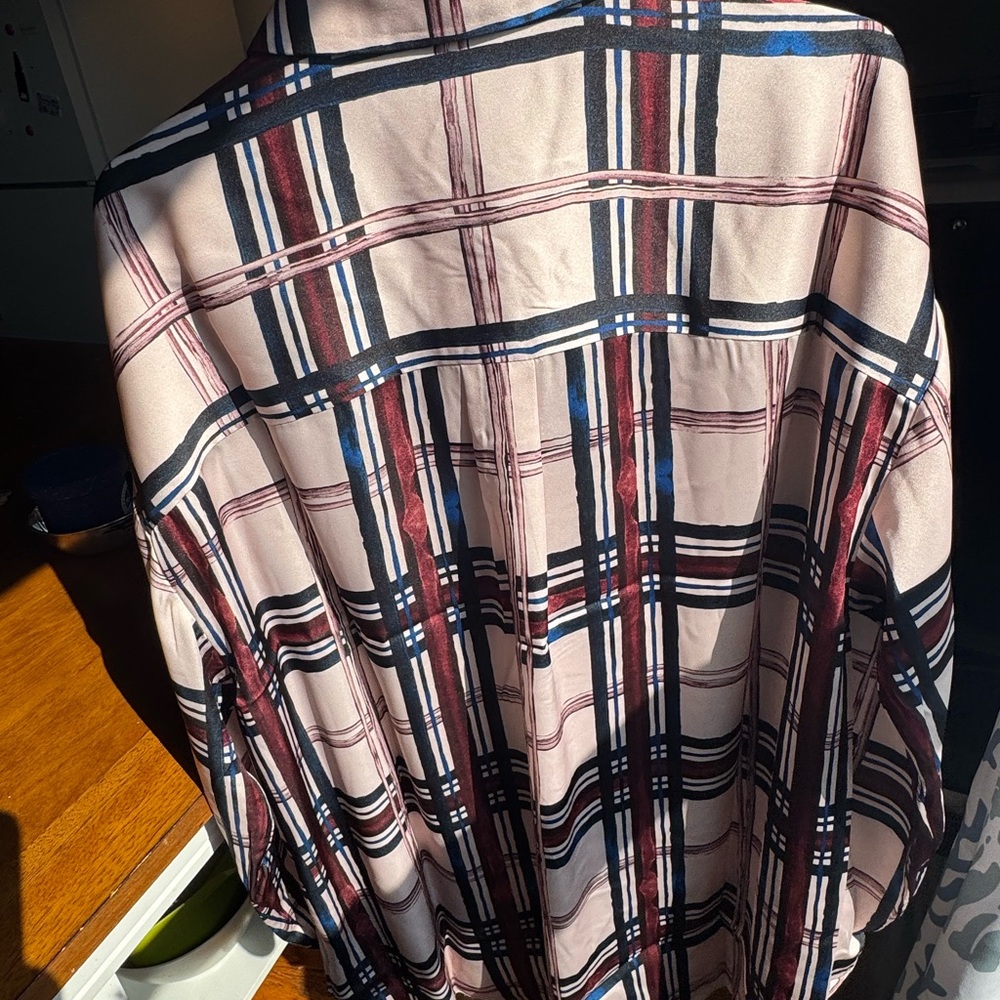 Favorite Daughter - The Smooth Ex-Boyfriend Shirt | Sangria Blush Plaid - Picture 5 of 11